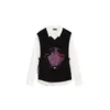 Desigual Bluza lila/roza/črna/bela