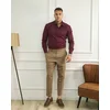 Squareonline Muške elegantne pantalone, Krem