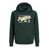Jack & Jones Junior Majica med/temno zelena/bela