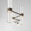 Artemide LED viseča svetilka Zephyr Linear, bronasta, dolžina 160 cm - Dnevna soba/jedilnica - Dizajn - bronasta, prosojna - Aluminij