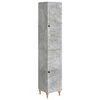 Set ormara 2 pcs Betonska siva Konstruirano drvo