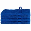 Vidaxl Gostinska brisača SOLUND 4 szt. Modra 15 x 21 cm 550 gsm