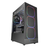 TACENS MARS MC-NEBULA ATX Ohišje, Midi Tower, čno, 4x120mm ARGB