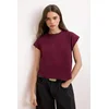 Trendyol Milla Ženska majica TWOSS26TS00253, Ljubičasta