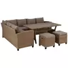 AMBIA GARDEN vrtna lounge garnitura (polietilen), (krak: 179/236cm)