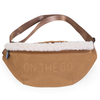 childhome® torbica za okoli pasu on the go suede beige