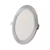 LED ugradna svetiljka NEXXO LED/18W/230V 3000/3500/4000K, srebrna, prečnik 22,5 cm