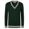Felix Hardy Pulover temno zelena / bela