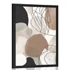 Plakat abstraktne oblike No5 - 20x30 silver