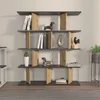 Conceptum Hypnose Polica 120x141x24,6cm Crno-Hrast