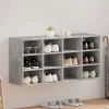 Ormar za cipele Beton siva 103 x 30 x 51 cm Konstruirano drvo