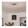 Brilagi - LED luster na sajli NUBILA 1xE27/60W/230V, prečnik 14 cm, crna
