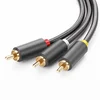 G&BL Audio i Video kabel (High Quality) (2m, 3x RCA na 3x RCA Muški, crni)