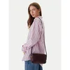 Calvin Klein Ročna torba Emblem Aop Elongated Camera Bag LV04F3268G Bordo rdeča