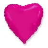 Flexmetal Balon iz folije Srce - roza 43 cm