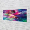 tulup.si Steklena slika Fraktali pisane 140x70 cm 2 obešalnika