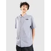 Brixton Builders Auto Shirt white strip