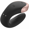 Satisfyer Double Love vibrator za pare, črn