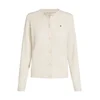Tommy Hilfiger Pletena jopica WW0WW43329 Écru Regular Fit