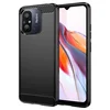 Futrola Carbon Shield TPU za Xiaomi Redmi 12C/Redmi 11A - Crna KP26778