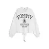 TOMMY HILFIGER Majica VARSITY CREST marine / bela