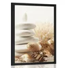 Plakat Zen kamni s školjkami - 20x30 no frame