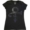 Prince Purple Symbol (Embellished) Black S Ženske Majica
