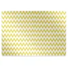 Decormat Podloga za zaščito tal Yellow zigzags 120x90 cm 15 cm