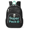 S-Cool Ženski ranac Teenage Superpack 45x31x14cm SC1654, Crni