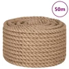 Vidaxl Vrv iz jute 50 m dolžina 24 mm debelina