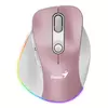 Genius Bežični miš Ergo 9000S Pro, USB, Rozi