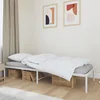 Metalni okvir za krevet bijeli 75x190 cm