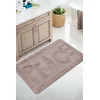 Lessentiel Maison Prostirka za kupatilo Peace, 60x100 cm, Braon