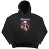 Megadeth Black Friday (Back Print Stone Wash) Charcoal Grey XL Kapuco