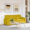 Modularna sofa s jastucima žuta