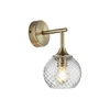 Endon 103173 - Zidno svetlo ALLEGRA 1xE14/7W/230V mesing/proziran