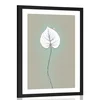 Plakat s paspartujem osamljen list - 30x45 no frame