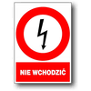 shumee Električni znak ZEZ/A-4 VSTOP PREPOVEDANO