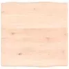 Stolna ploča 40x40x2 cm netretirana hrastovina sa živim rubom