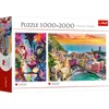TREFL Puzzle Lev 1000 kosov + Italija 2000 kosov