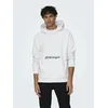 White Mens Hooded Sweatshirt ONLY & SONS Apoh - Men