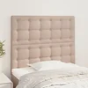 Uzglavlje Cappuccino 80x5x118/128 cm Imitacija kože