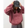Sinsay - Hoodie duks sa printom - ruža