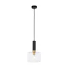 Jupiter 1846 - VA1 - Luster na sajli VANES 1xE27/60W/230V mesing/crna