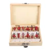 Set frezera za drvo glodala 12 komada 8mm