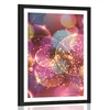 Plakat s paspartujem bleščeča abstrakcija - 40x60 no frame