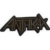 Anthrax Brown Logo Našitek za šivanje
