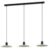 EGLO Viseća lampa MAYAZES 3xGU10 1050 mm crna/drvo 39912