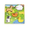 Viga taktilne puzzle farma