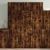 Vidaxl Visoka omara dimljen 70x42,5x185 cm hrast inženirski les